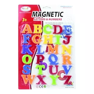 Set Magnetico Del Abecedario Con Colores 