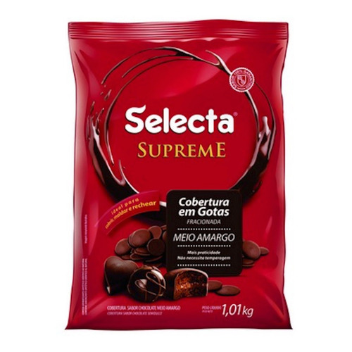 Chocolate Semi Amargo Selecta Supreme En Monedas Lascas 1 Kg