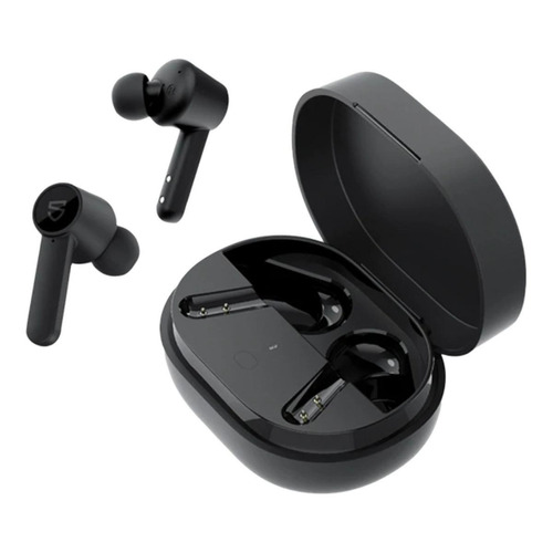 Audífono in-ear inalámbrico Soundpeats Q SP112 negro con luz LED