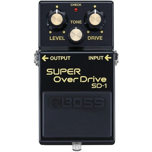 Pedal Boss Super Overdrive SD-1-4ª edición limitada de 40 años, color negro