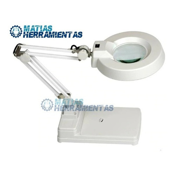 Lupa Con Mesa Base Plegable Con Luz Led Aumento X10 E1