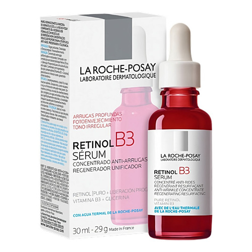 Sérum Serum Antiarrugas Retinol B3 30 Ml La Roche-Posay noche para piel todo tipo de piel, incluso sensible. de 30mL/30g 30+ años
