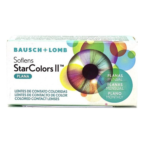 Star Colors Ii Lentes Contacto Color Soflens + Liquido 60ml Color Dark Green - Verde oscuro