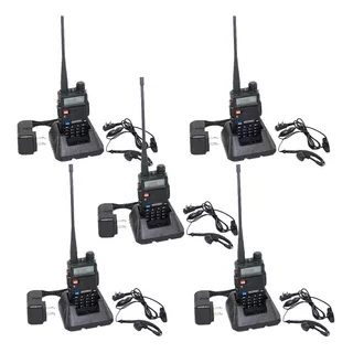 Oferta! 5 Radios Baofeng Uv-5r Walkie Talkie Uhf Vhf 2 Vias