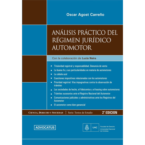 Analisis Practico Del Regimen Juridico Automotor - Agost Car