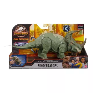 Boneco Dinossauro Sinoceratops C/ Som Jurassic World Mattel