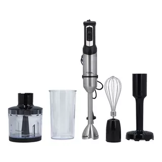 Mixer Rotel Mega 4 De Acero Inox + Accesorios 1000w Color Negro