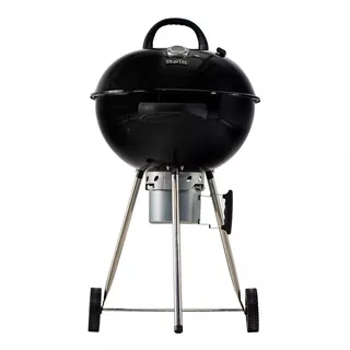 Asador A Carbon Portatil Con Termometro Pig Tail Master Pig Color Negro