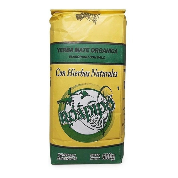 Yerba mate orgánica Roapipó con hierbas 500g