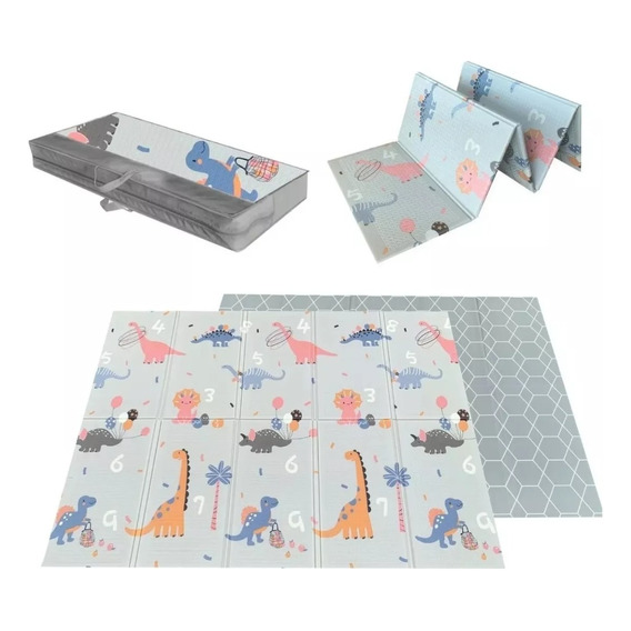 Alfombra Antigolpes Bebé Infantil  Plegable Grande Mod 1