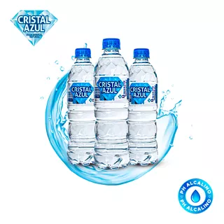 Água Alcalina Cristal Azul 510ml S/g Ph 9,75 - 12 Unidades