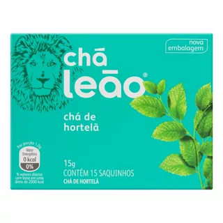 Chá Leão Hortelã Em Sachê 15 G 15 U