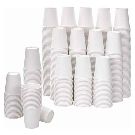 Vaso Polipapel Blanco 8 Oz X 100 Unidades