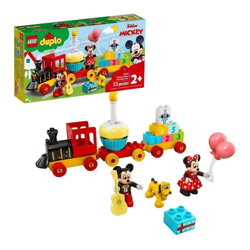 Kit Lego Duplo Tren De Cumpleaños De Mickey 10941 22 Piezas