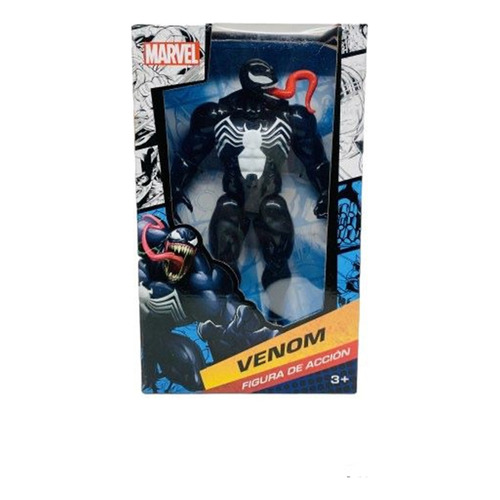 Figura De Acción Venom Muñeco Marvel Juguete Villano 24 Cm