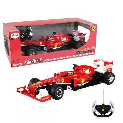 Ferrari Carro De Corrida Formula1 Com Controle Remoto Brinquedo