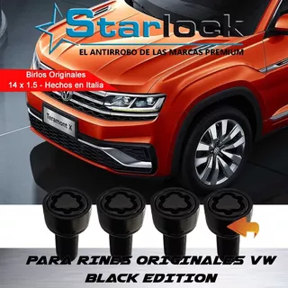Starlock Birlos De Seguridad 14 X 1.5 Volkswagen  Terramont