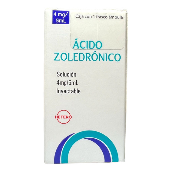 Ácido Zolendrónico 4 Mg / 5 Ml Hetero Labs