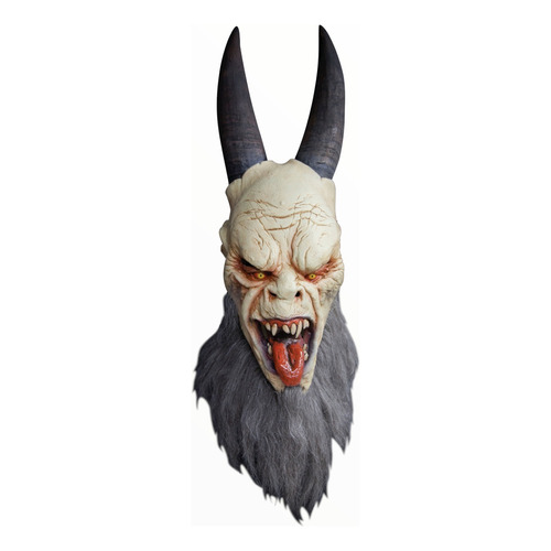 Trick or Treat Studios Máscara Krampus Demonio Halloween Terror Disfraz Color Nude