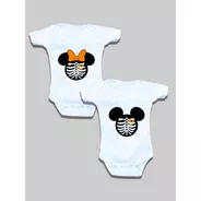 Pañalero Para Bebe De Halloween De Mickey Mouse Y Minnie