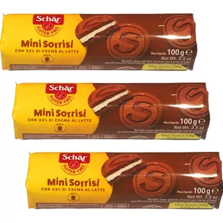 Combo X3 Galletitas Mini Sorrisi Schar Sin Tacc