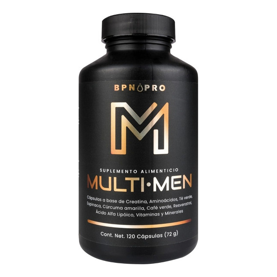Multivitaminico Vitaminas Para Hombre Energia Adulto Bpn Pro Sabor Sin sabor