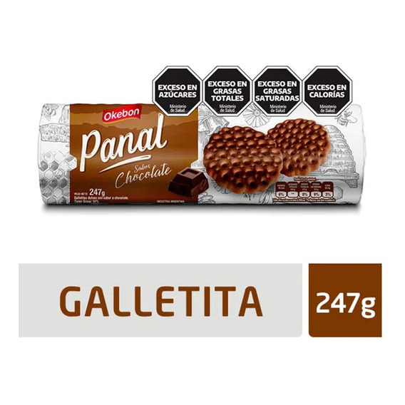 Galletita Okebon Panal De Chocolate 247 gr