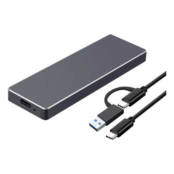 Cofre Ssd M2 Nvme Usb-c 10gbps / Aluminio / Cable Usb A/c-c