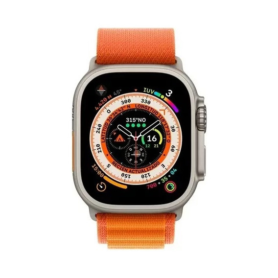 Apple Watch Ultra Gps + Lte 49mm Con Correa Naranja Con Caja