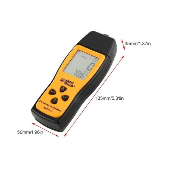 Detector Monóxido De Carbono Medidor Ppm Medidor Digital  