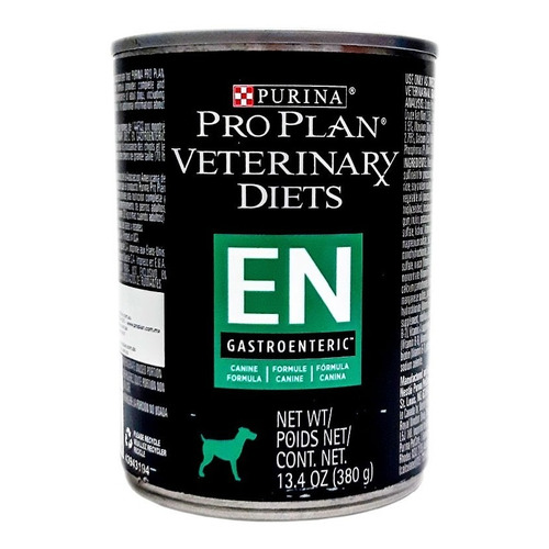 Alimento Pro Plan Veterinary Diets EN Gastroenteric para perro adulto todos los tamaños sabor mix en lata de 380g