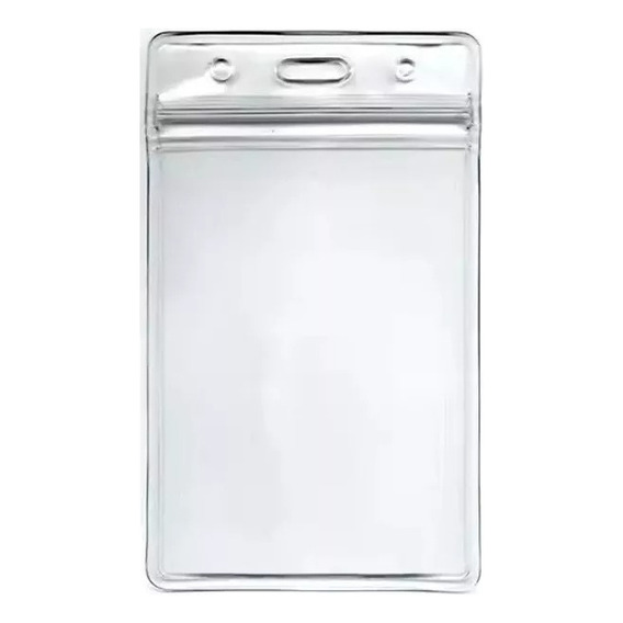 Bolsa transparente para credenciales Jumar, paquete de 7 x 11.5 cm, 100 unidades