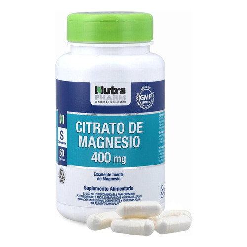 Citrato De Magnesio 400 Mg.