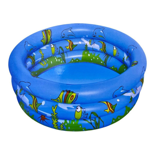 Piscina Inflable Para Niños 90 Cm Verano 3 Anillos