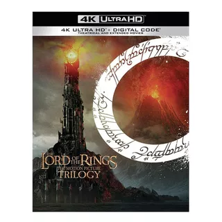 4k Ultra Hd Blu-ray Lord Of The Rings / El Señor De Los Anillos Trilogia Extendida