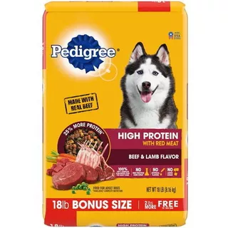 Alimento Seco Perro Pedigree High Protein Ternera Y Cordero