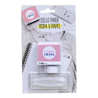 Sello Universal Ropa-papel. Intercambia Nombres + Estuche