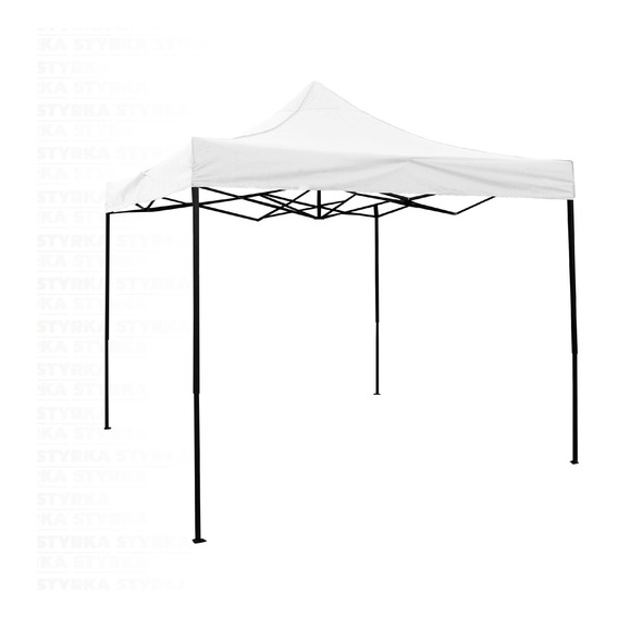 Carpa Toldo Plegable 3x3 Impermeable Y Reforzado Styrka Color Holo white