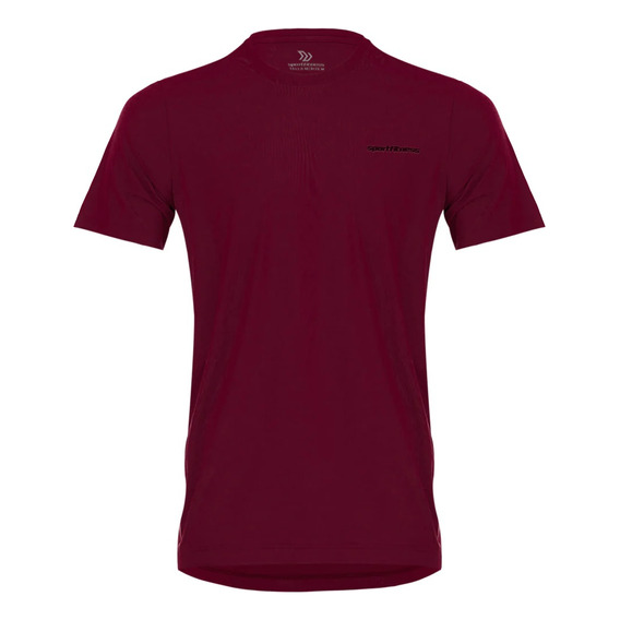 Camiseta M/c Hombre Hardy Sportfitness Vino