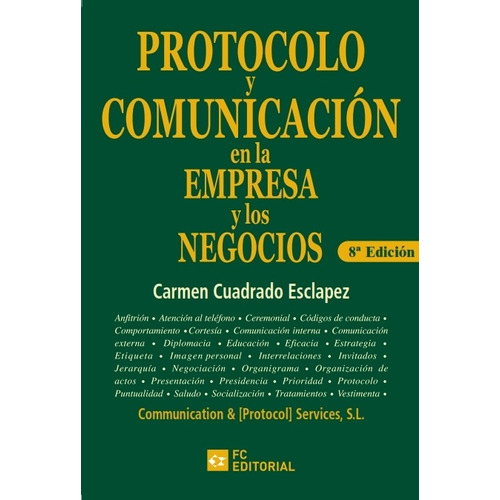 Protocolo Y Comunicación En La Empresa Y Los Negocios