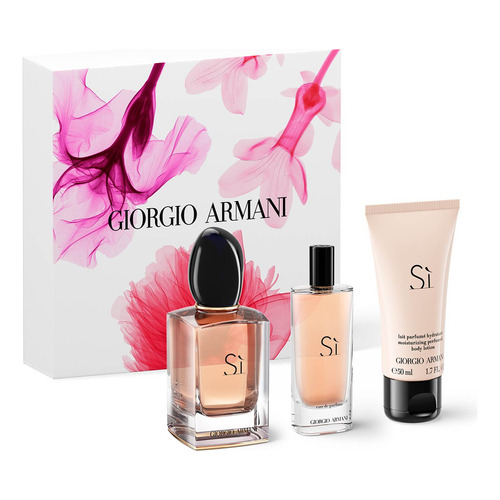 Perfume Mujer Giorgio Armani Si Edp 50ml +bl +talla Set