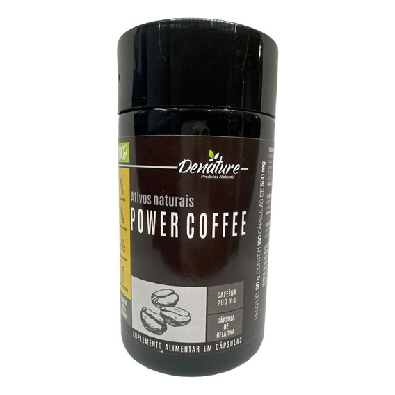 Cafeína Concentrada Termogénico Power Coffe 200mg X Cápsula
