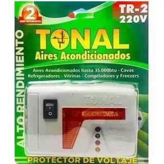 Protector De Voltaje Aires Acondicionados 220v Cava Tr-2