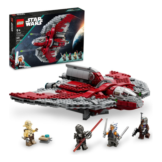 Kit Lego Star Wars Lanzadera Jedi T-6 De Ahsoka Tano 75362 599 Piezas 3+