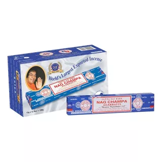 Mix Incenso Nag Champa Satya Massala Aromas Diversos Cx 12 