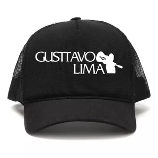 Boné Aba Curva Telinha Trucker Estampado Gustavo Cantor