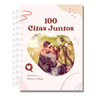 Álbum 100 Citas Juntos + Envoltorio Con Cinta Para Regalo