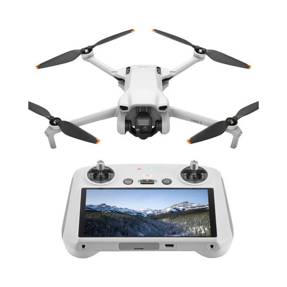 Drone Dji Mini 3 Rc Single 38min 4k Transmision 10km Color Gris
