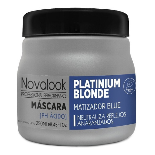 Mascara Matizador Azul Blonde Rubios 250ml Acido Novalook