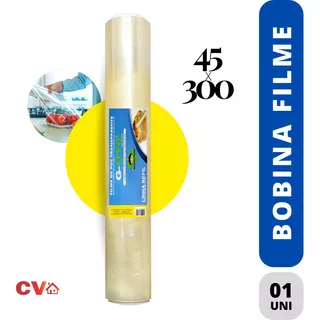 Rolo Bobina Papel Filme Pvc 45 Cm X 300 Metros Full